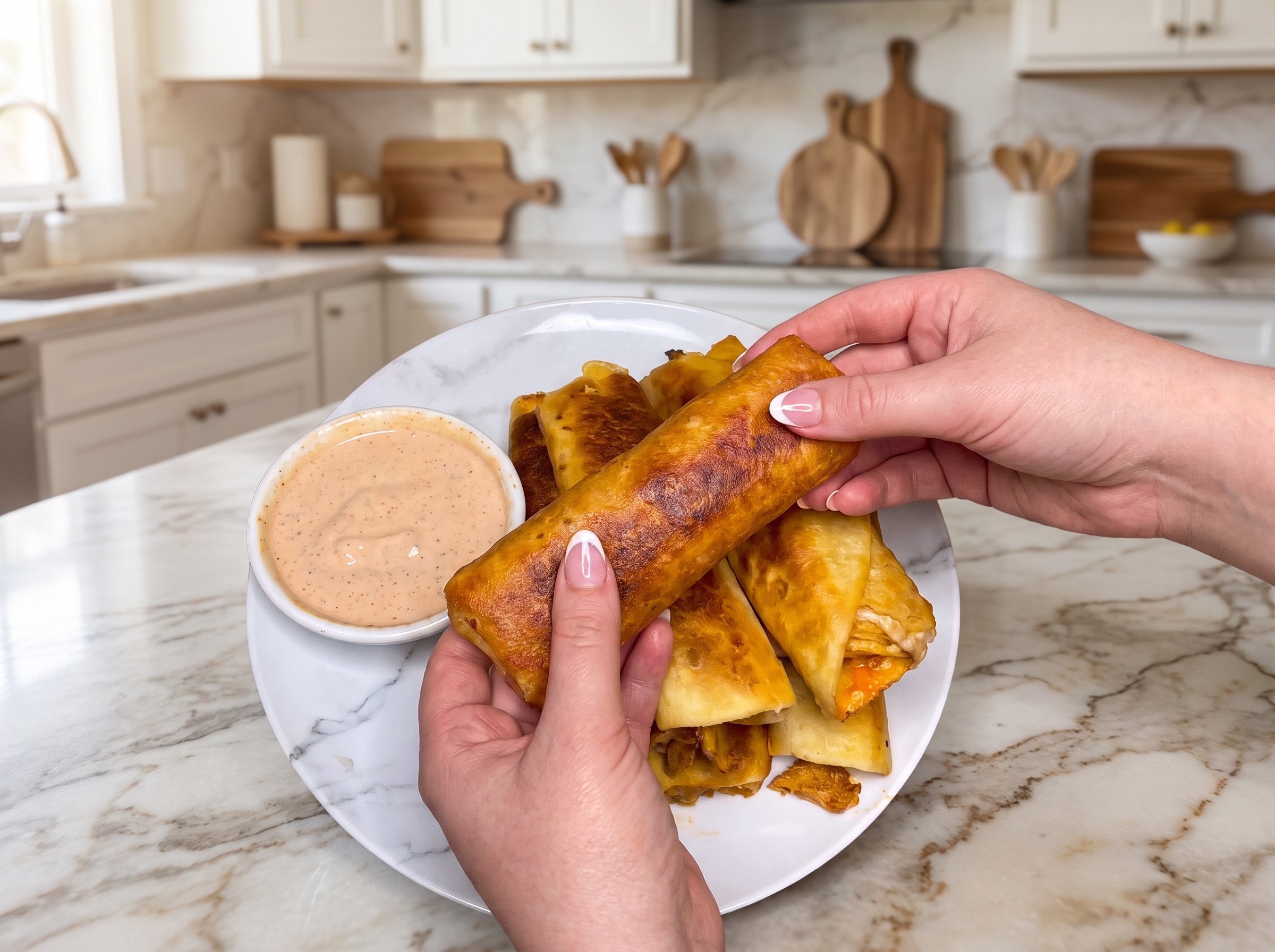 Crunchy Chicken Taquitos