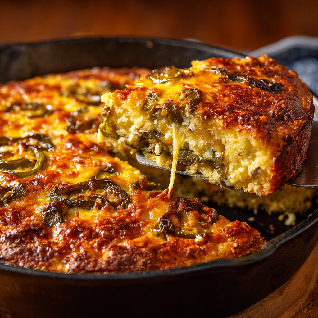 Hatch Chile Cheese Cornbread