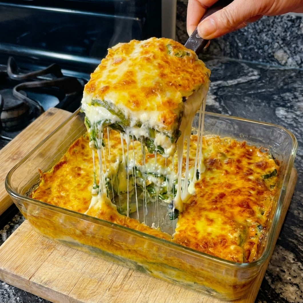 Cheesy Chiles Rellenos Casserole