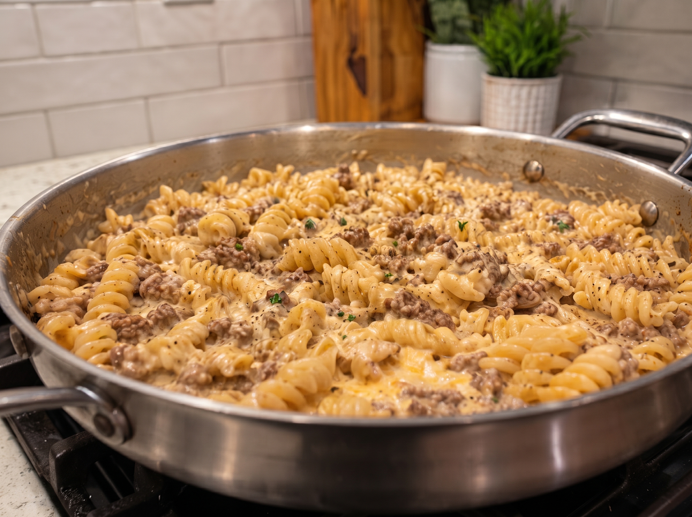 Cheesy Beef Rotini