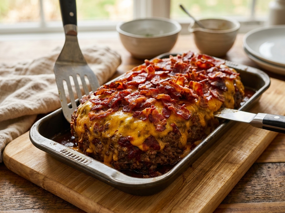 Cheesy Beef Meatloaf