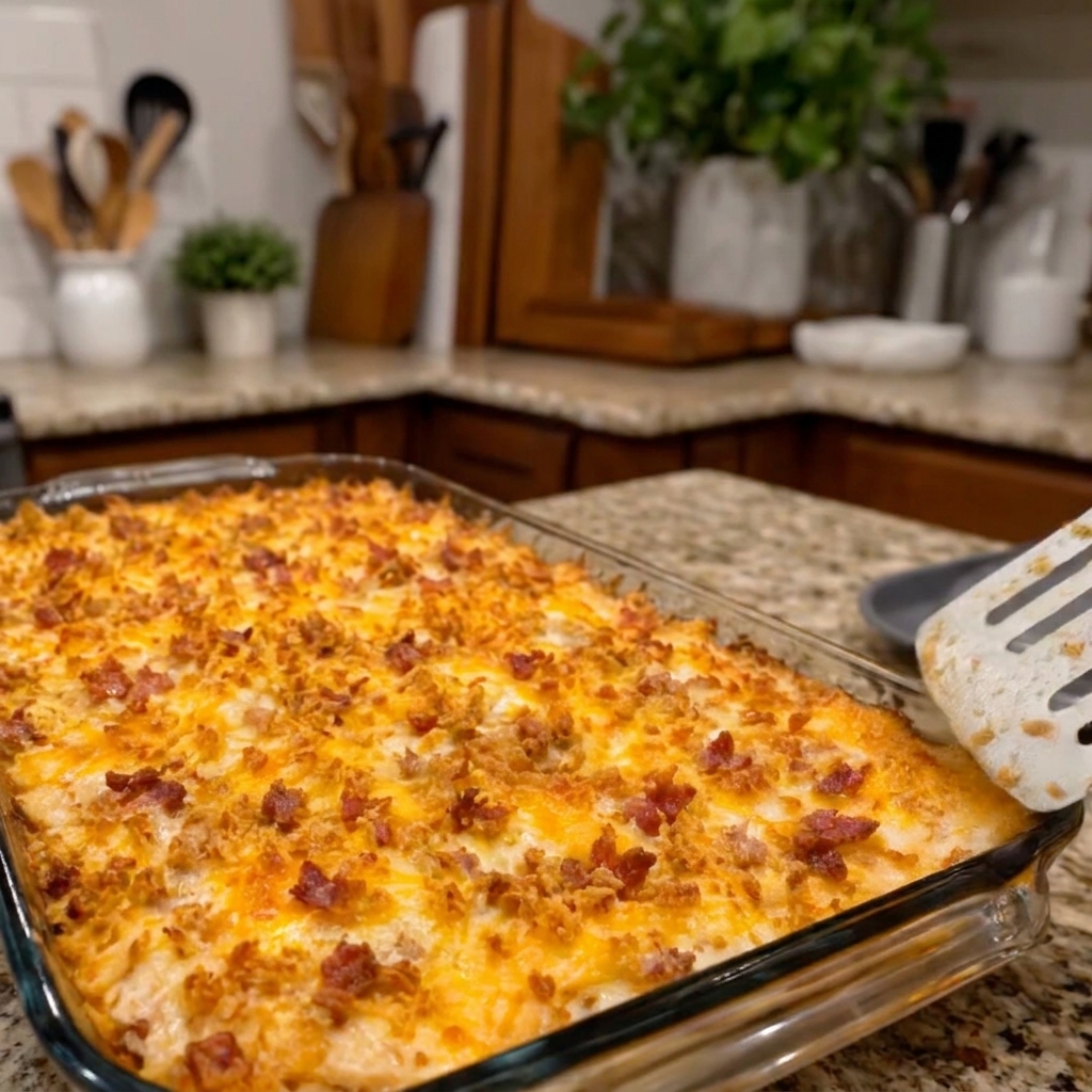 Ultimate Chicken Hashbrown Casserole