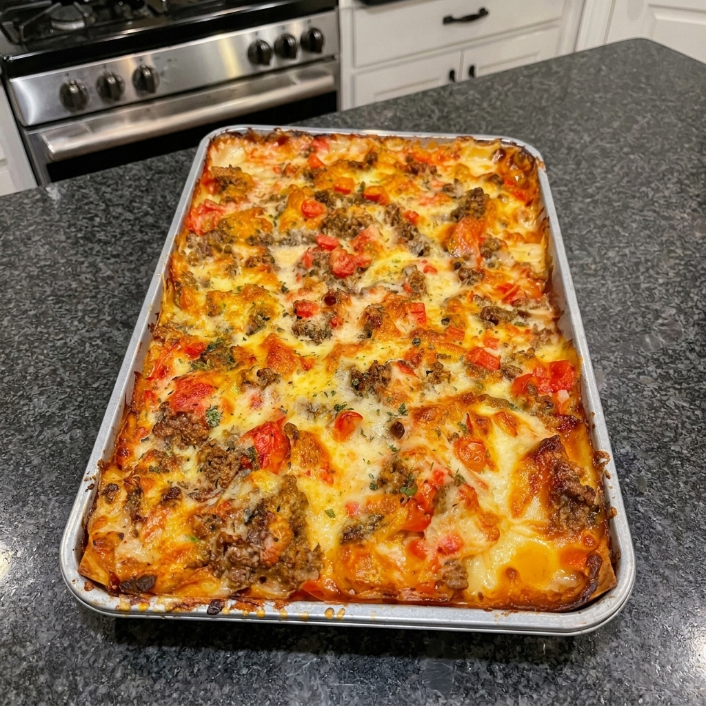 Philly Cheesesteak Casserole