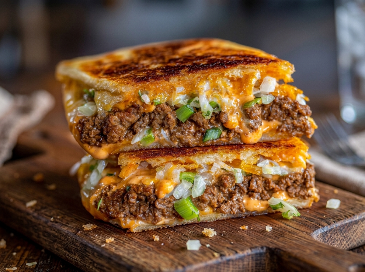 Copycat Whataburger Patty Melt Tacos