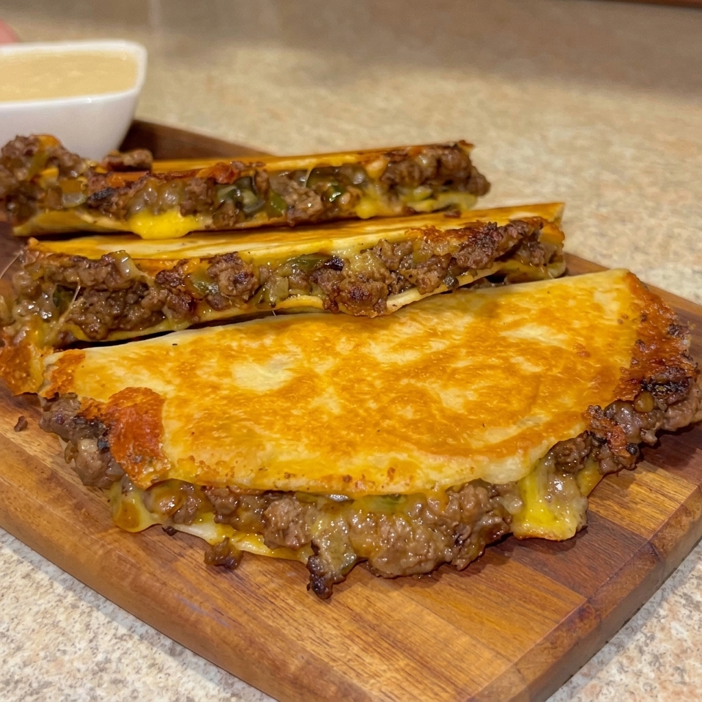 Crispy Cheeseburger Tacos with Creamy Burger Sauce